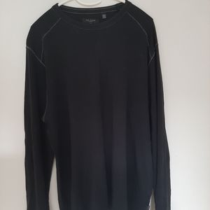 Ted Baker 5 black with white stitching jumper